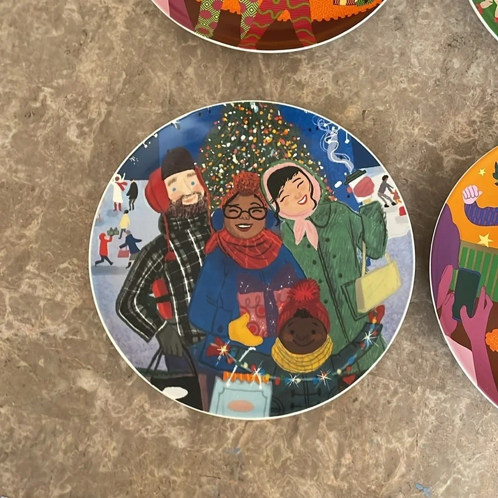 Christmas plates st of 4 - Picture 4 of 7
